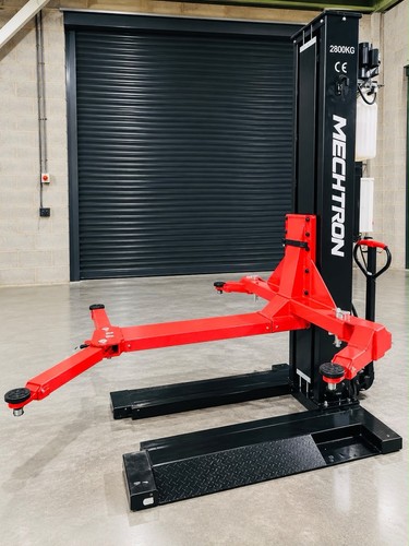 Single post car lift - single,